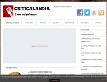 Tablet Screenshot of criticalandia.com